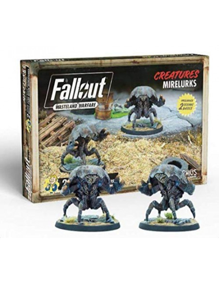 Fallout Wasteland Warfare: Modiphius - Creatures Mirelurks