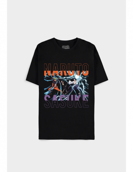 Naruto Shippuden: Men'S Black (T-Shirt Unisex Tg. XL)