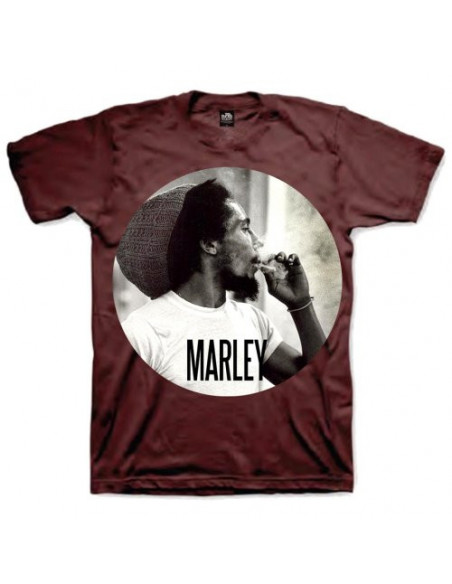 Bob Marley: Smokin Circle (T-Shirt Unisex Tg. M)