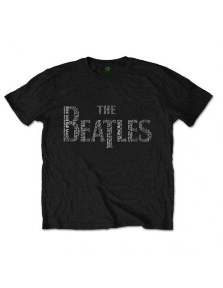Beatles (The): Drop T Songs Black (T-Shirt Unisex Tg. XL)