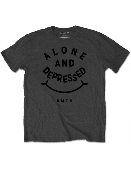 Bring Me The Horizon: Alone & Depressed (T-Shirt Unisex Tg. M)