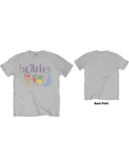 Beatles (The): Men'S Tee: White Album Back (Back Print) (X-Large)