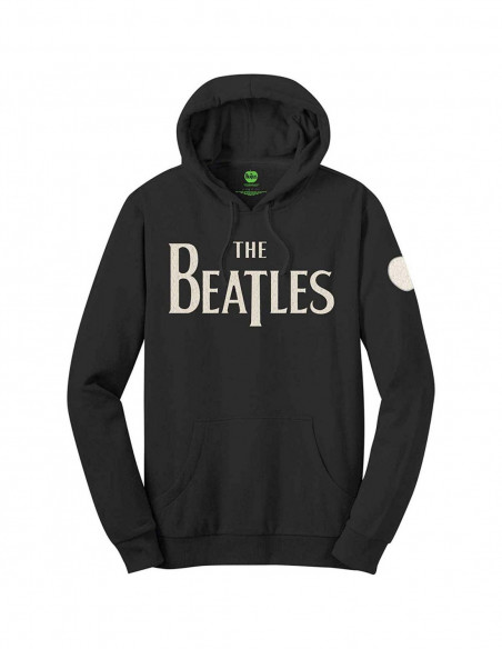 Beatles (The): Logo & Apple (Applique Motifs) (Felpa Con Cappuccio Unisex Tg. XL)