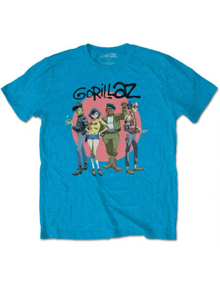 Gorillaz: Group Circle Rise (T-Shirt Unisex Tg. M)