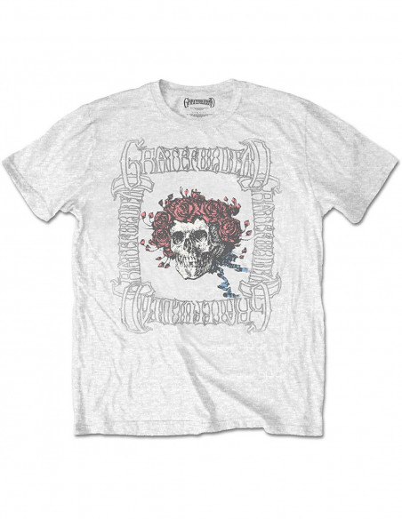 Grateful Dead: Bertha With Logo Box White (T-Shirt Unisex Tg. M)