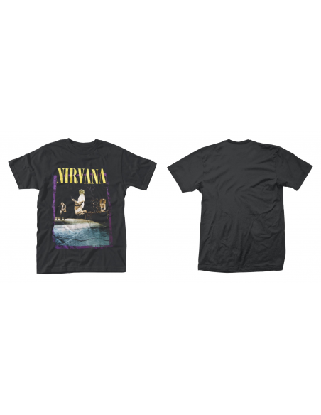 Nirvana: Stage Jump (T-Shirt Unisex Tg. L)