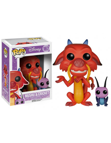 Disney: Funko Pop! - Mulan - Mushu & Cricket (Vinyl Figure)