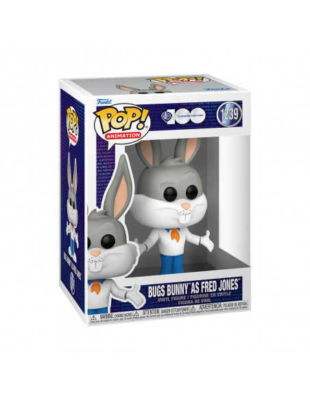 Looney Tunes: Funko Pop! Vinyl - Warner Bros 100th - Bugs As Fred Jones (Vinyl Figure 1239)