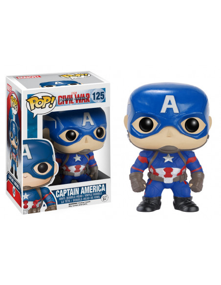 Marvel: Funko Pop! - Captain America: Civil War - Captain America (Vinyl Figure)