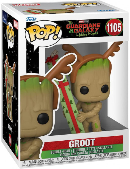 Marvel: Funko Pop! - Guardians Of The Galaxy - Holiday Special - Groot (Vinyl Figure 1105)