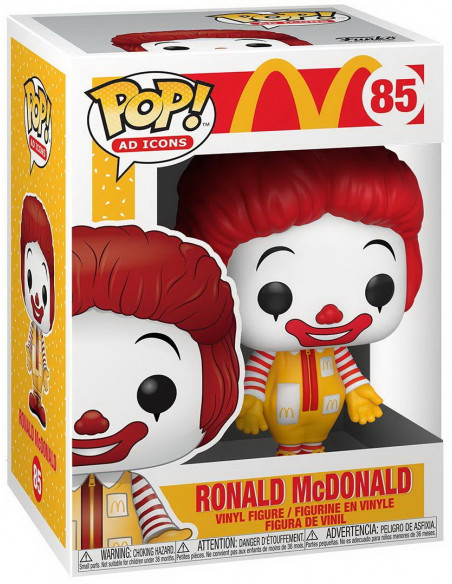 McDonald's: Funko Pop! Ad Icons - Ronald Mcdonald (Vinyl Figure 85)