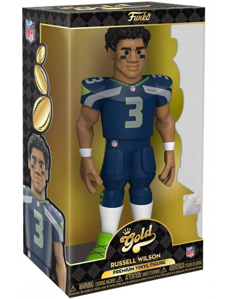 American Football: Funko Gold - Nfl - Seahawks - Russell Wilson (12) (Premium Vinyl Figure)