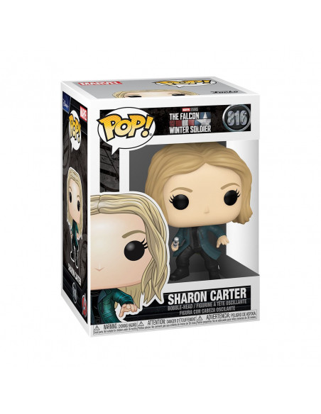 Marvel: Funko Pop! - The Falcon And The Winter Soldier - Sharon Carter (Bobble-Head) (Vinyl Figure 816)