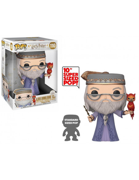 Harry Potter: Funko Pop! - Albus Dumbledore With Fawkes (10 Size) (Vinyl Figure 110)