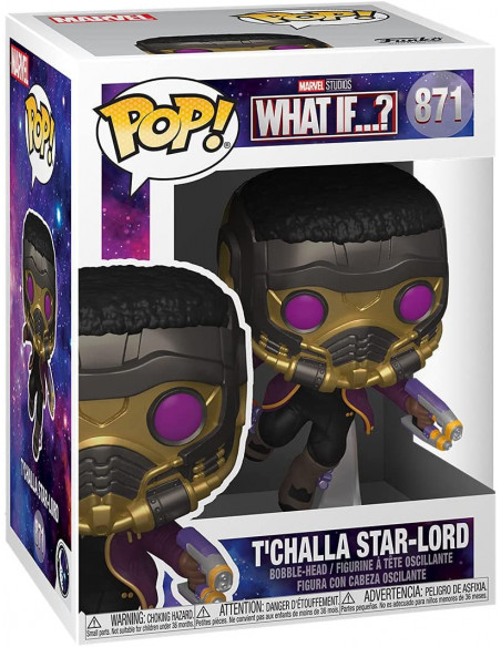 Marvel: Funko Pop! - What If? - T'Challa Star-Lord (Vinyl Figure 871)