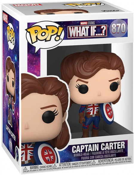 Marvel: Funko Pop! - What If? - Captain Carter (Vinyl Figure 870)