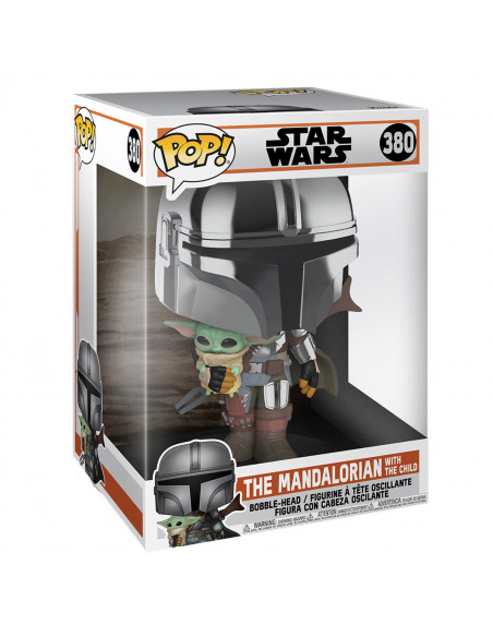 Star Wars: Funko Pop! - The Mandalorian With Child 10 (Bobble-Head) (Vinyl Figure 380)
