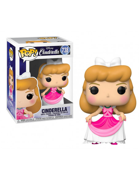 Disney: Funko Pop! - Cinderella (Pink Dress) (Vinyl Figure 738)