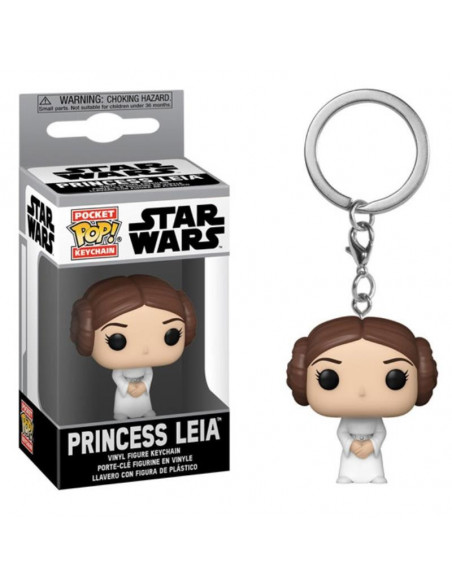 Star Wars: Funko Pop! Pocket Keychain - Princess Leia (Portachiavi)