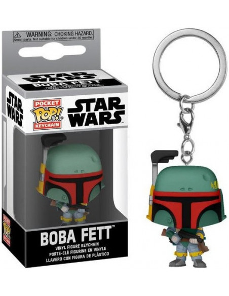 Star Wars: Funko Pop! Pocket Keychain - Boba Fett (Portachiavi)