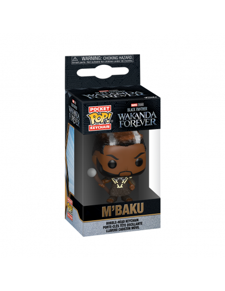 Marvel: Funko Pop! Pocket Keychain - Black Panther - Wakanda Forever - M'Baku