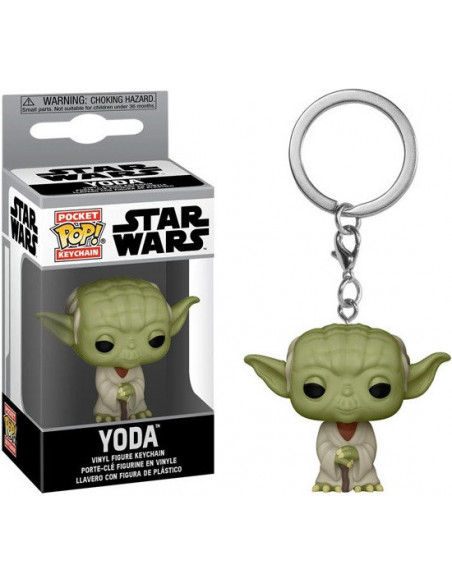 Star Wars: Funko Pop! Pocket Keychain - Yoda (Portachiavi)