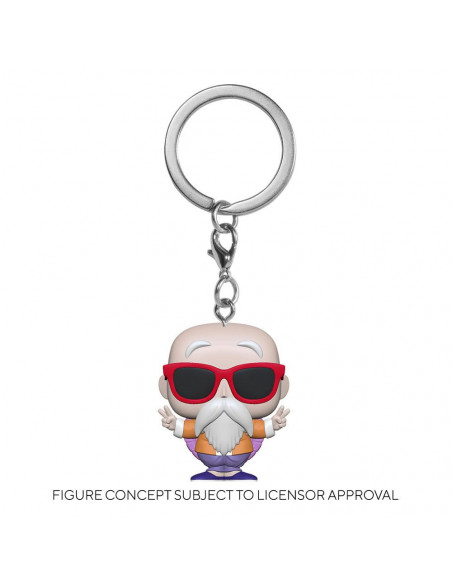 Dragon Ball Z: Funko Pop! Keychain - Master Roshi (Peace Sign) (Portachiavi)