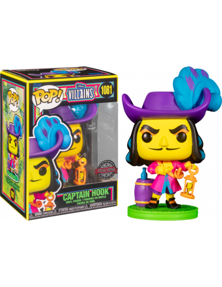 Funko: Pop Disney: Villains- Hook(Blacklight)