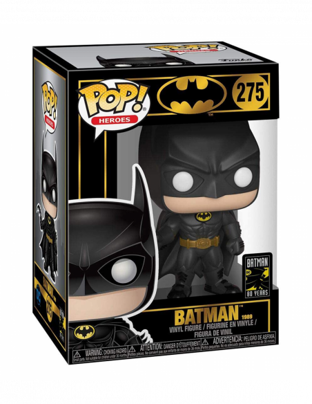 Dc Comics: Funko Pop! Heroes - Batman 80Th - Batman (1989) (Vinyl Figure 275)