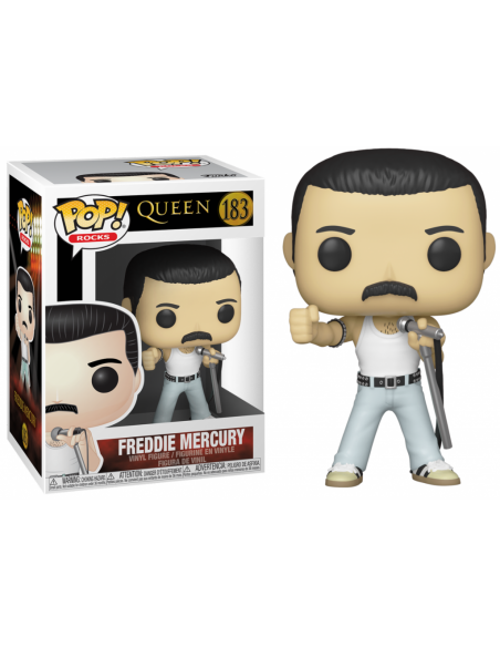 Queen: Funko Pop! Rocks - Freddie Mercury (Vinyl Figure 183)