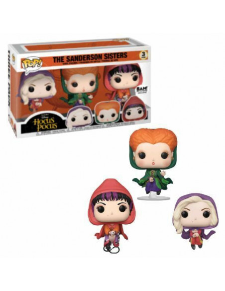Funko: Pop Disney: Hocus Pocus - Flying Sanderson Sist 3 Pack