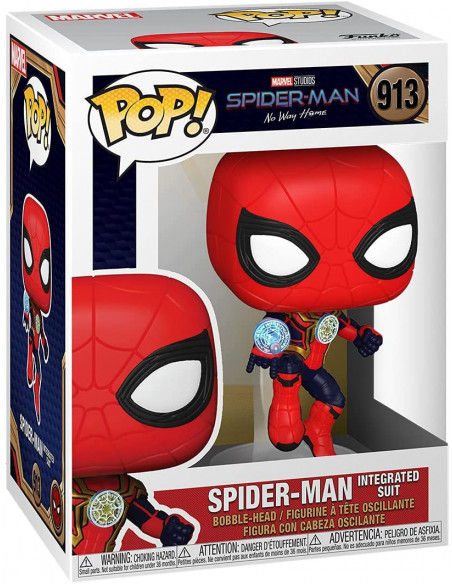 Marvel: Funko Pop! - Spider-Man No Way Home - Spider-Man (Integrated Suit) (Vinyl Figure 913)