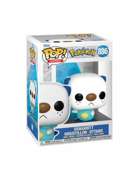 Pokemon: Funko Pop! Games - Oshawott (Vinyl Figure 886)