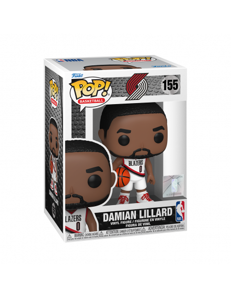 Nba: Funko Pop! Basketball - Trailblazers - Damian Lillard (Vinyl Figure 155)