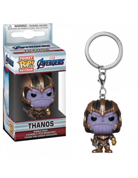 Marvel: Funko Pop! Pocket Keychain - Avengers Endgame - Thanos (Portachiavi)