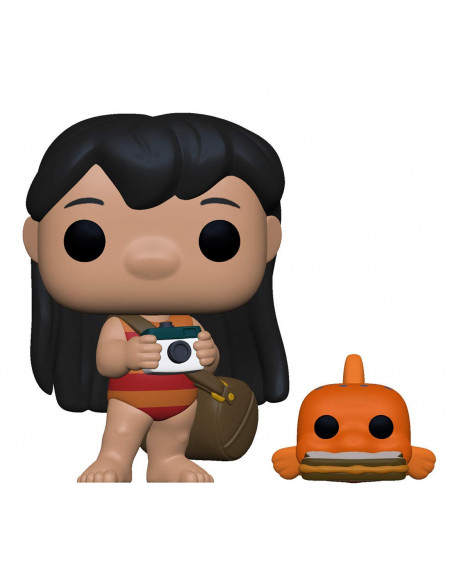 Disney: Funko Pop! & Buddy - Lilo & Stitch- Lilo W/Pudge