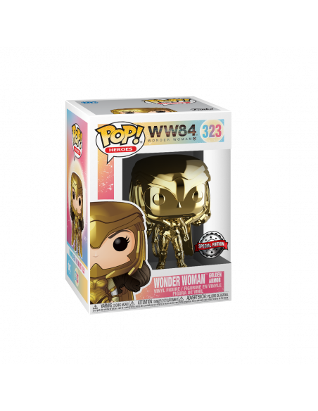 Funko: Pop Heroes: Ww 1984- Ww Gold Power (Gd Ch)