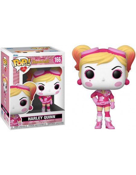 Dc Comics: Funko Pop! - With Purpose - Breast Cancer Awareness - Bombshell Harley Quinn (Vinyl Figure 166)