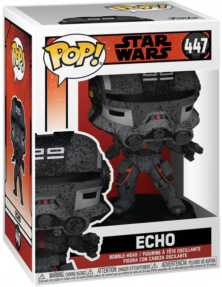 Star Wars: Funko Pop! - Bad Batch - Echo (Bobble-Head) (Vinyl Figure 447)