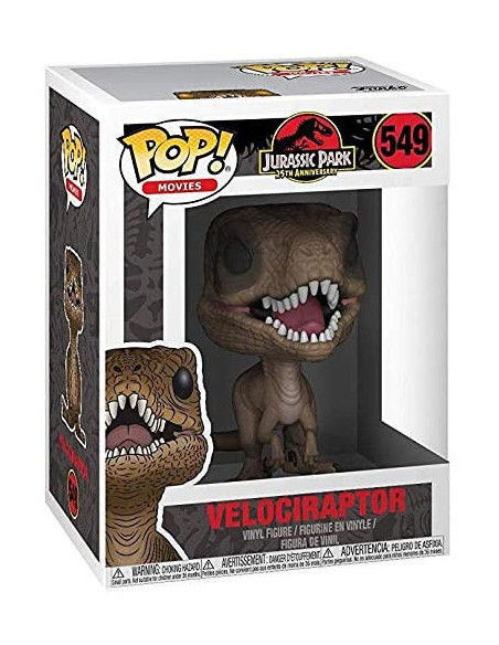 Jurassic Park: Funko Pop! Movies - Velociraptor (Vinyl Figure 549)