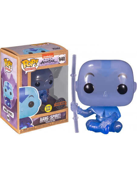 Avatar The Last Airbender: Funko Pop! Animation - Aang (Spirit) (Glow In The Dark) (Vinyl Figure 940)
