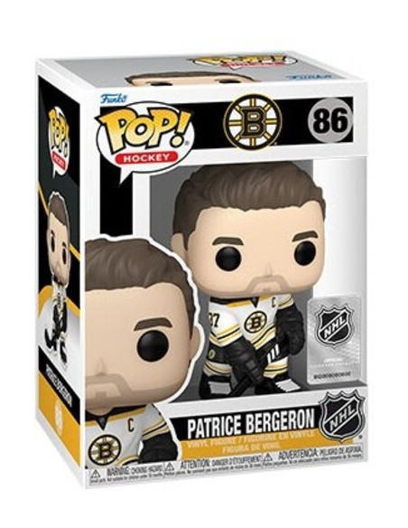 Hockey: Funko Pop! Hockey - Nhl - Bruins - Patrice Bergeron (Road)