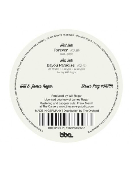 Will and James Ragar - Forever/Bayou Paradise
