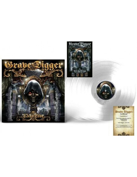 Grave Digger - 25 To Live - Crystal Clear
