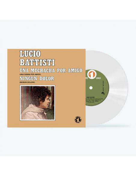 Battisti, Lucio - Una Muchacha Por Amigo/Ningun Dolor (Col. White 7p Vinyl - Ed. Limitata Numerata)