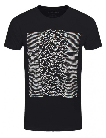 Joy Division: Unknown Pleasures (Back Print) (T-Shirt Unisex Tg. S)