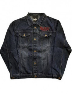 Slipknot: Unisex Denim Jacket: Tribal Logo (Back Print) (Giacca Unisex Tg. 2XL)