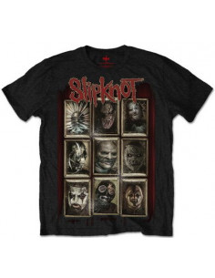 Slipknot: New Masks (T-Shirt Unisex Tg. S)