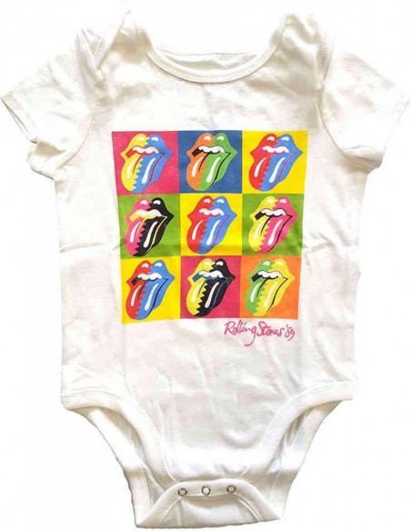 Rolling Stones (The): Two-Tone Tongues Kids Baby Grow (Body Bambino 0-3 Months)