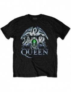 Queen: Metal Crest (T-Shirt Unisex Tg. L)
